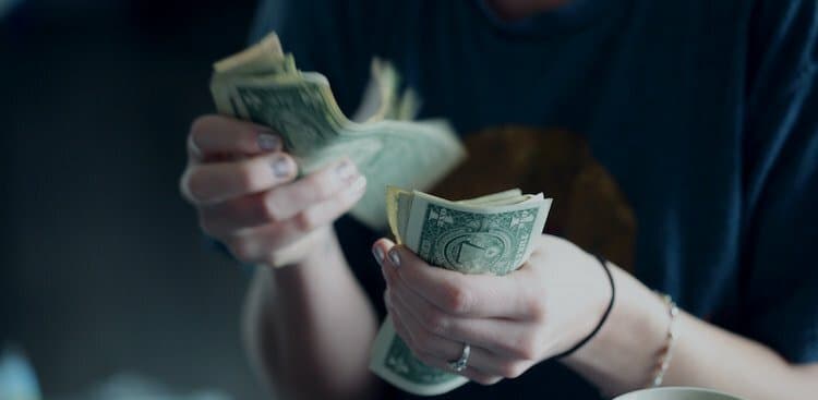 counting money
