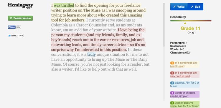 A Quick Way to Tell How Your Cover Letter Sounds to Others
