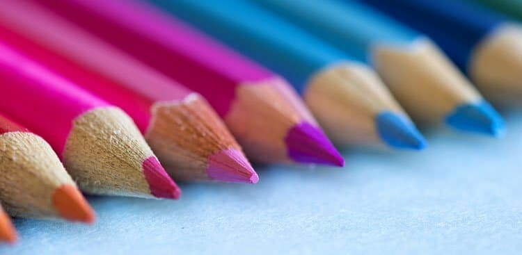 colored pencils