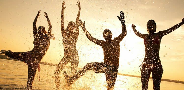 people on beach