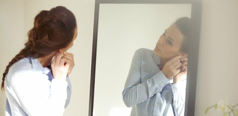 person getting dressed