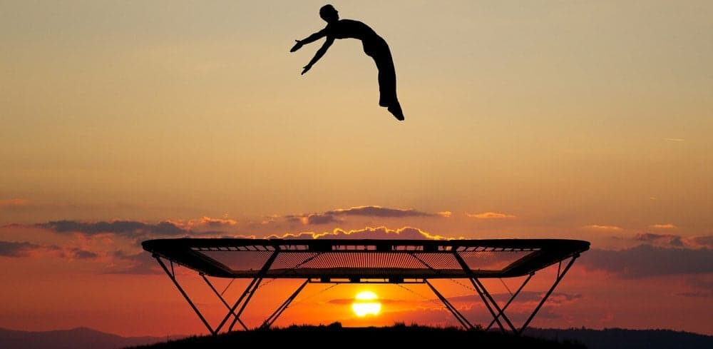 man jumping