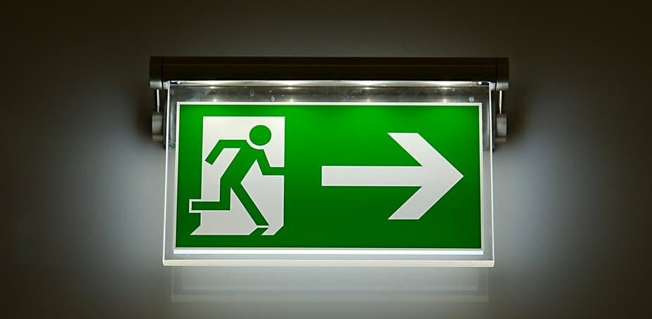 exit sign