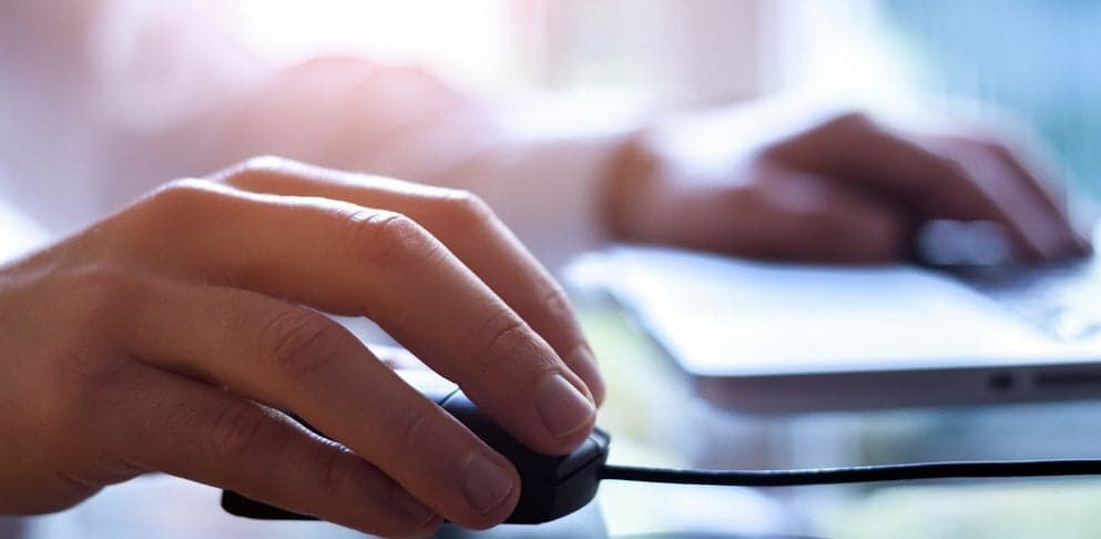 hand typing