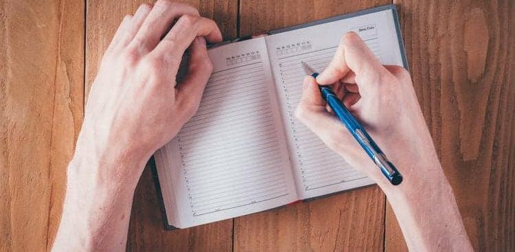 hand writing