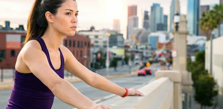woman exercising