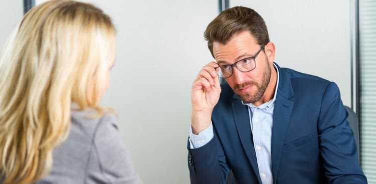 hiring manager during an interview