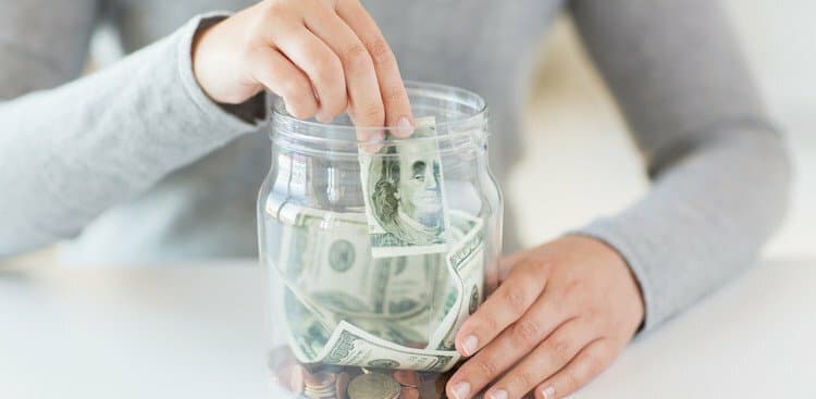 saving money