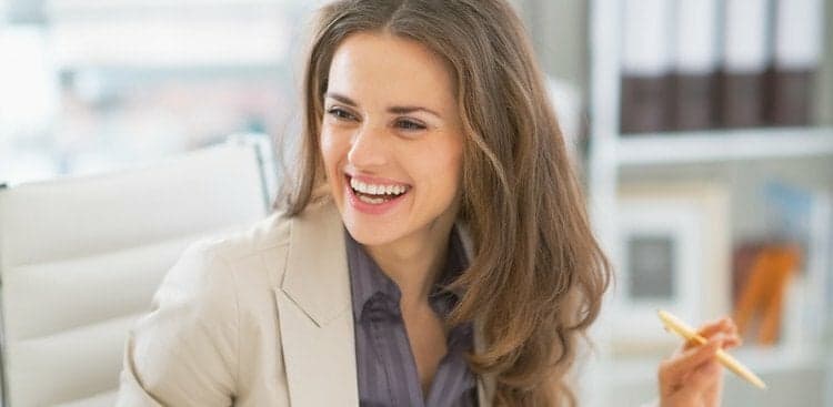 happy woman