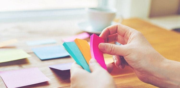 sticky notes