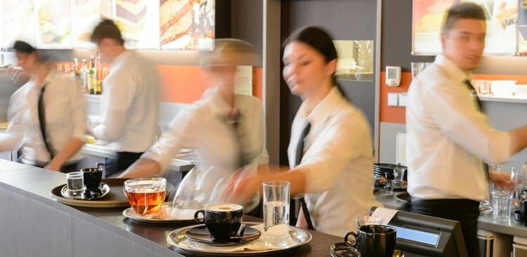 busy restaurant