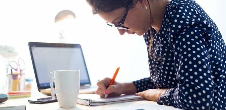 person working