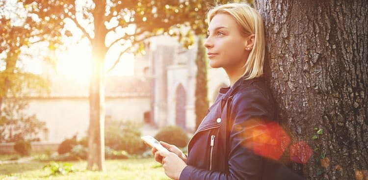 woman deep in thought