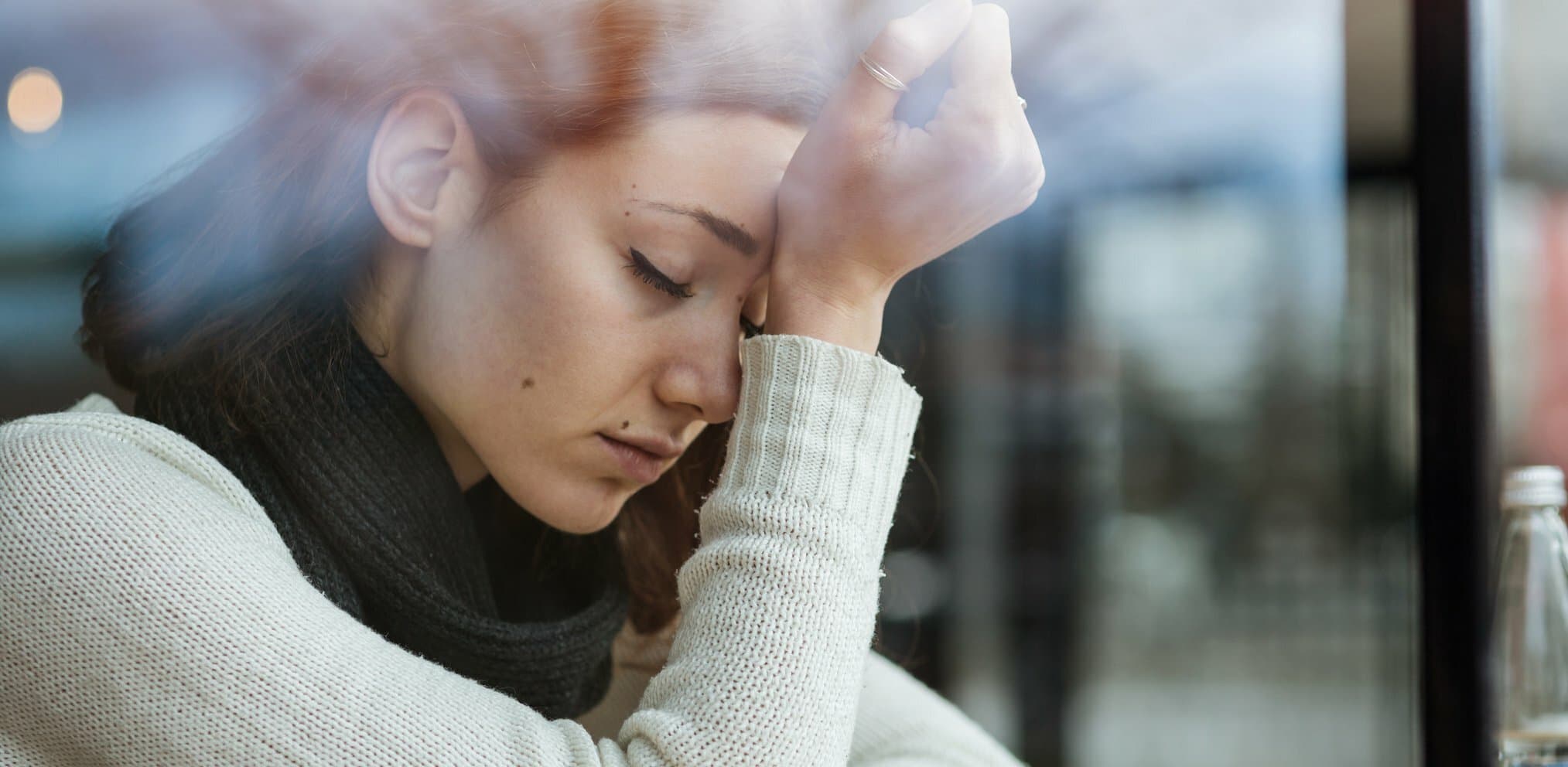 stressed person