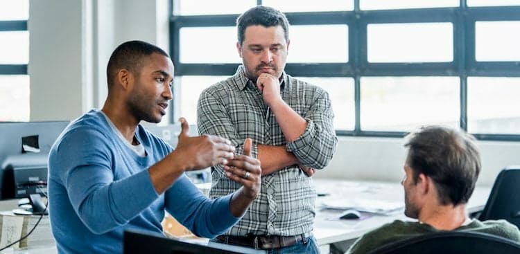 people in meeting