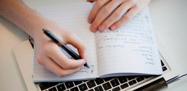 writing in journal