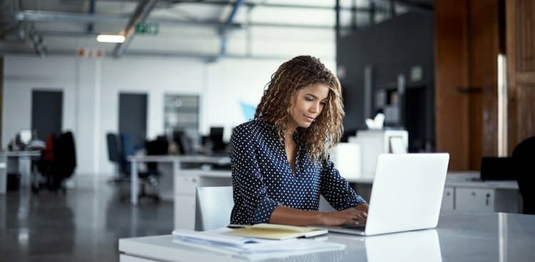 person sending email