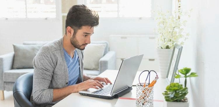 person writing letter
