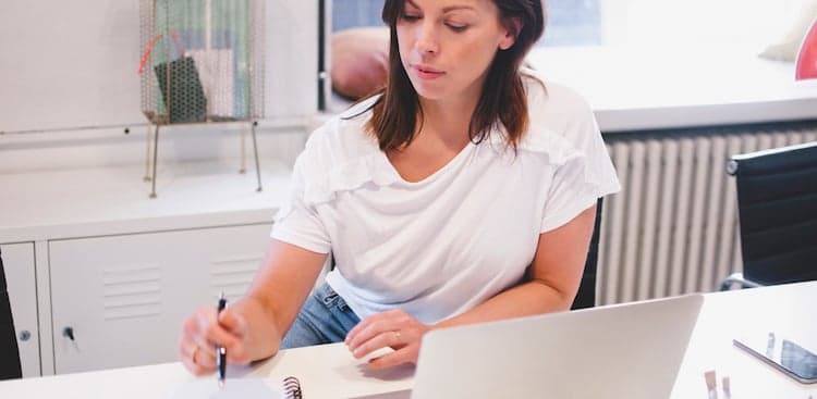 person working