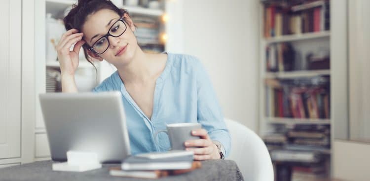 person on laptop