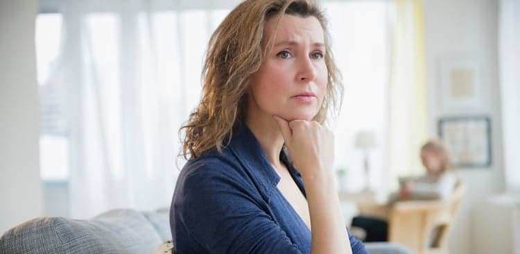 nervous person