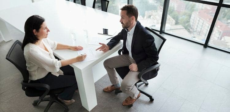 boss and employee