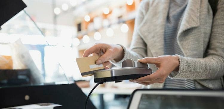 person paying