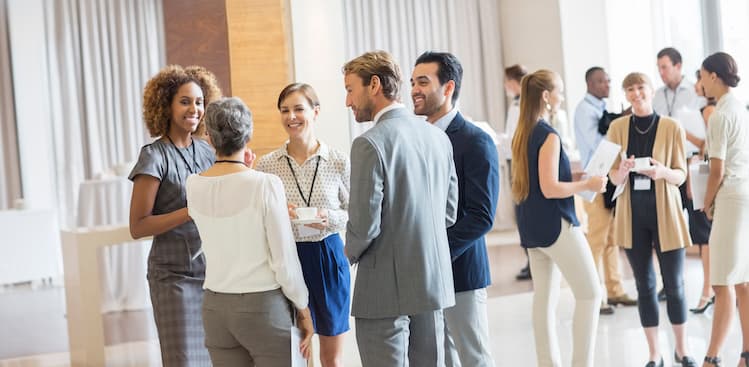 photo of people networking