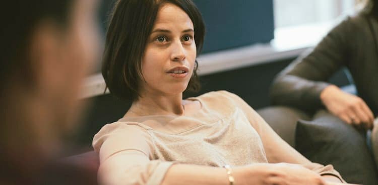 woman at work