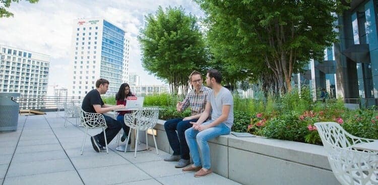 employees in BMW's Chicago office