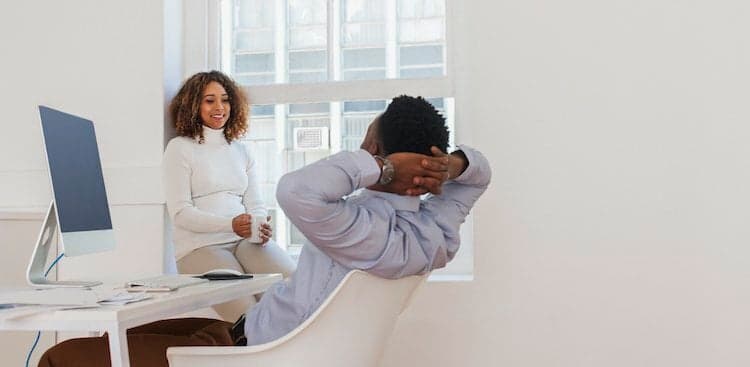 couple at work