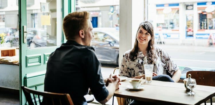 people talking