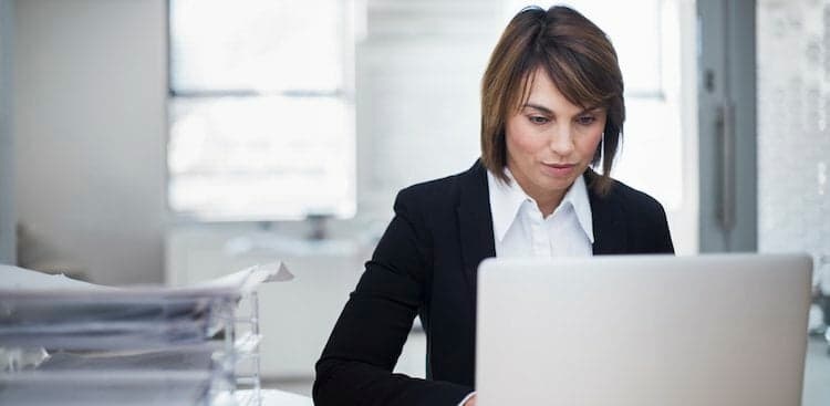 person at computer