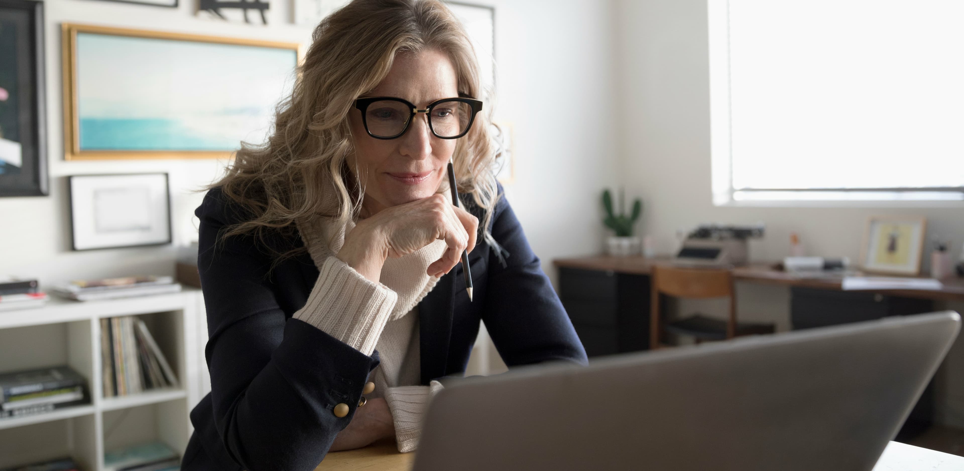 person on laptop