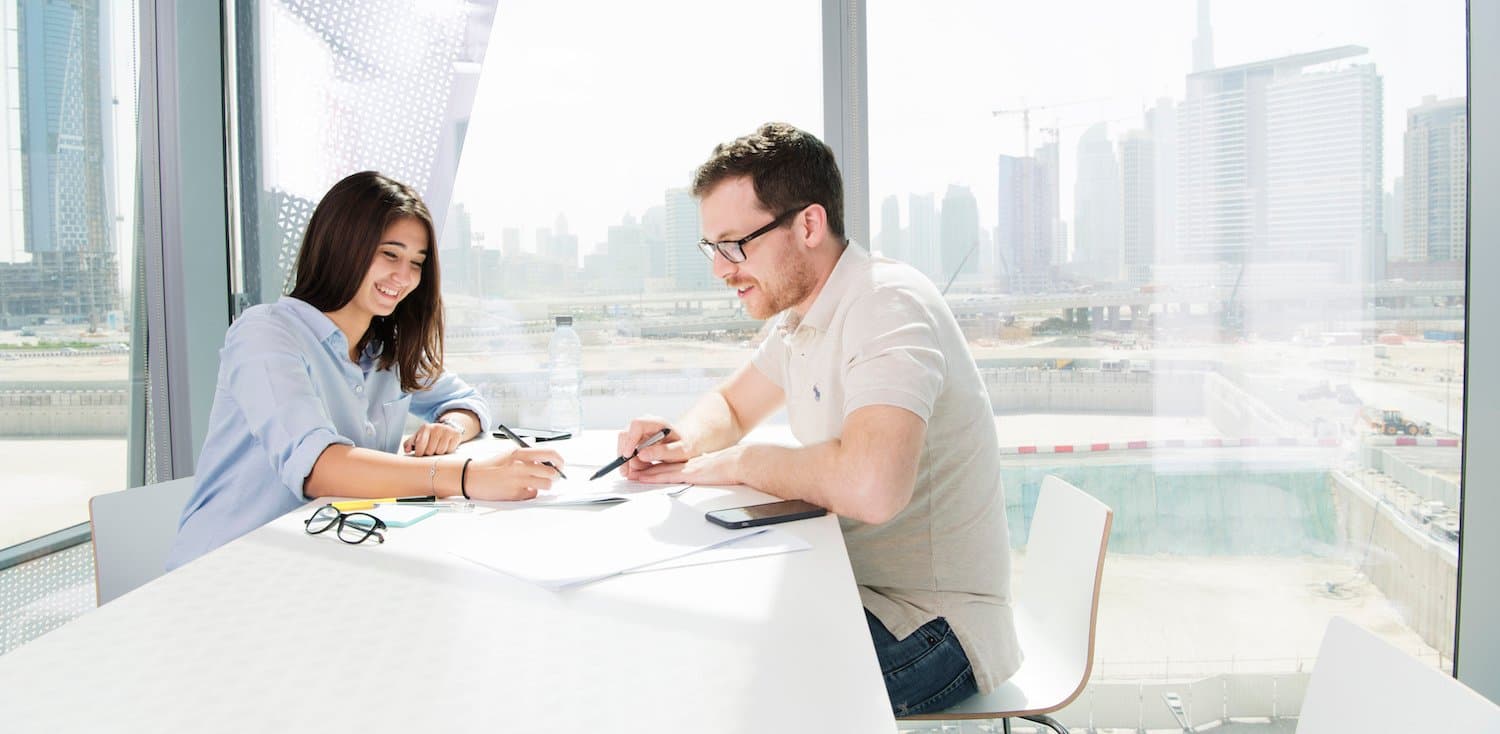 people in conference room