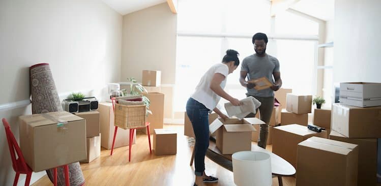people moving