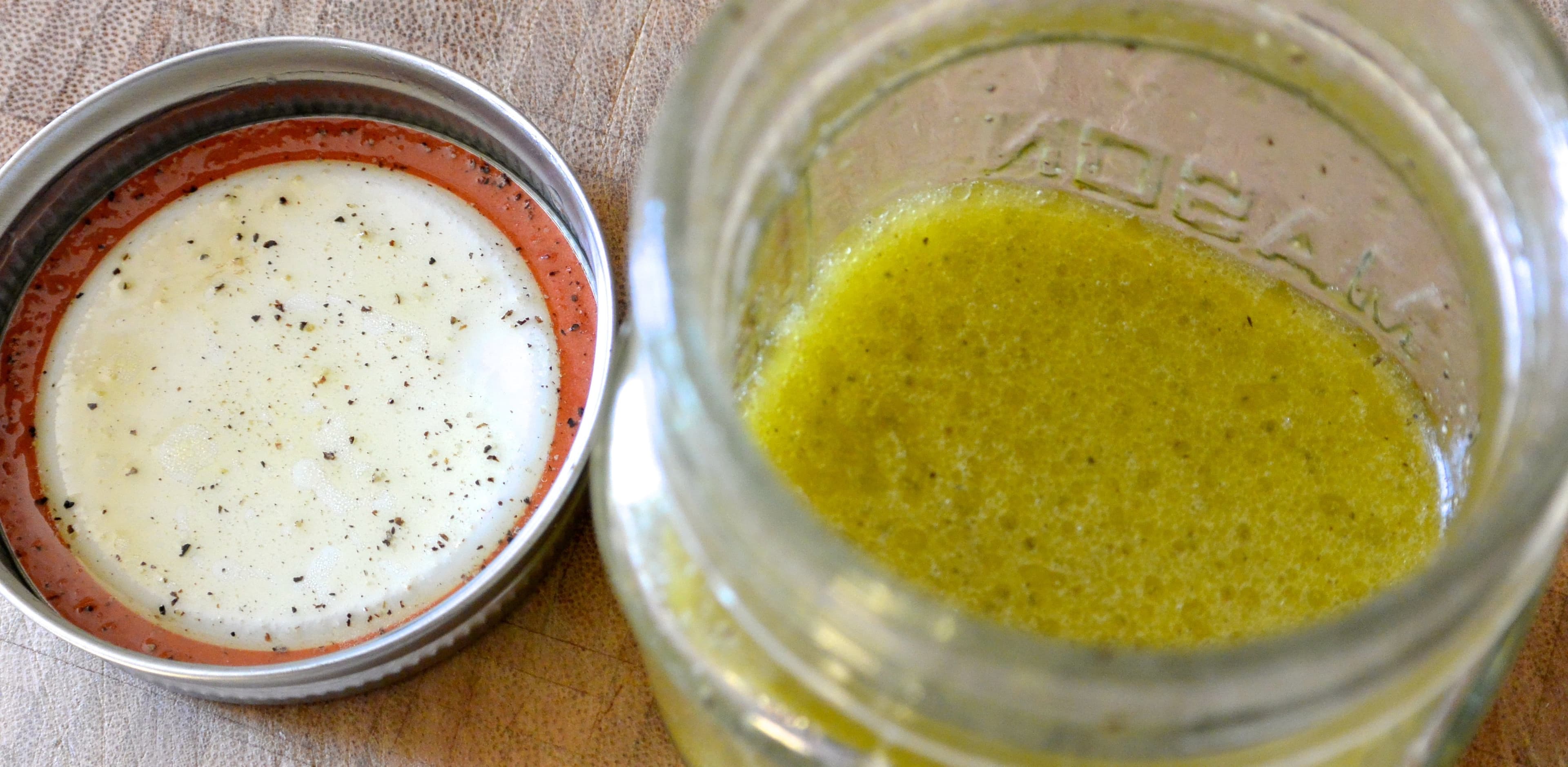 3 DIY Salad Dressings to Take to the Office