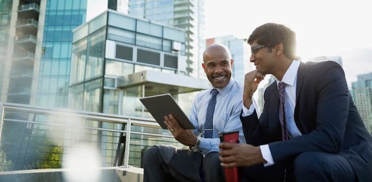 people having a business meeting