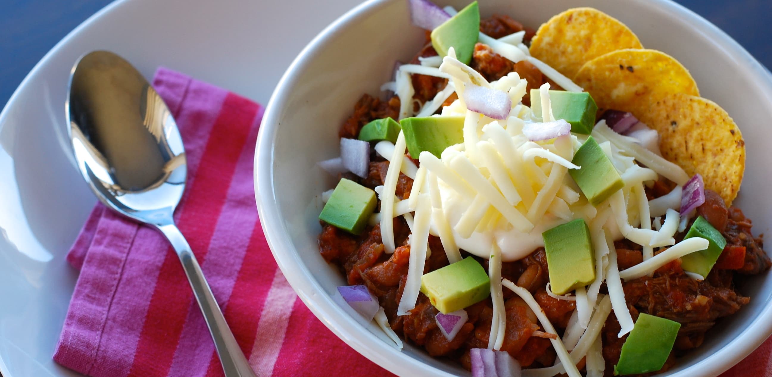 Your Winter Warmup: Slow Cooker Shredded Beef Chili