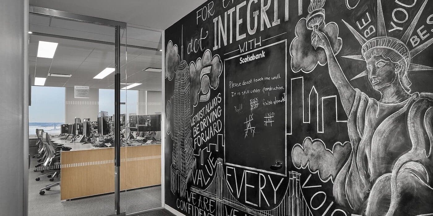 Inside Scotiabank's New York City office