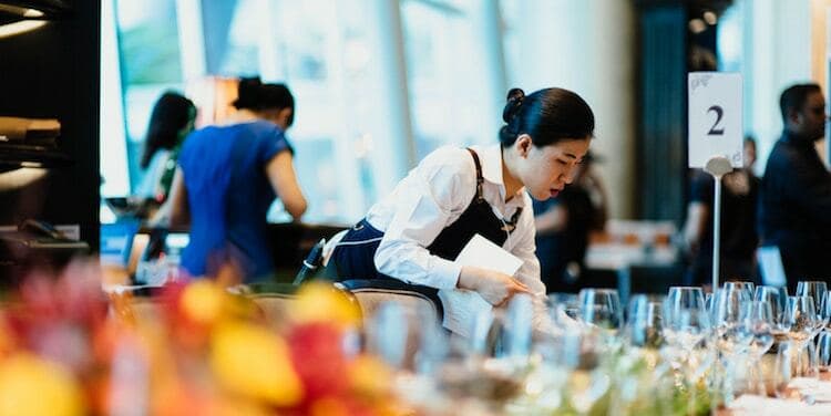 photo of woman catering