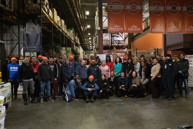 Working at Food Bank For New York City