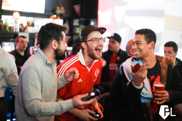 Working at Players' Lounge