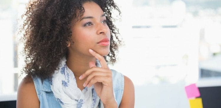 woman thinking
