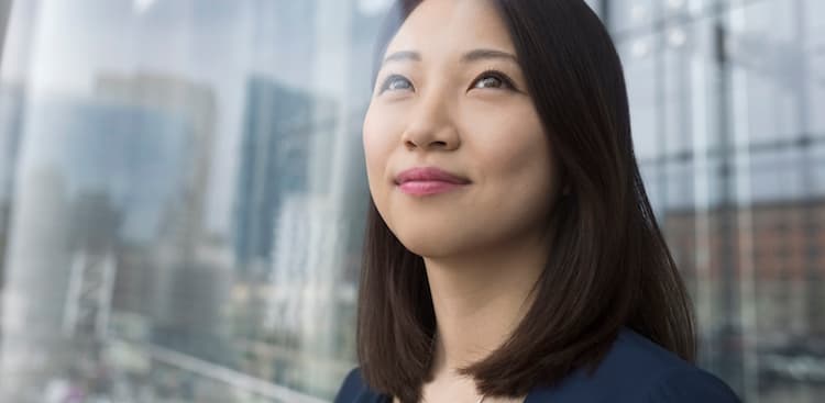 person smiling